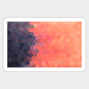 Geometric Ombre Sunset Sticker